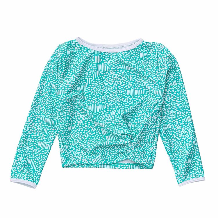 Snapper Rock Snapper Rock Junior Long Sleeve Wrap Crop Top