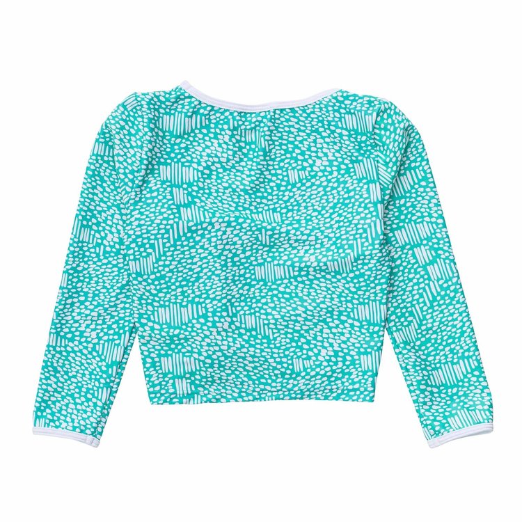 Snapper Rock Snapper Rock Junior Long Sleeve Wrap Crop Top