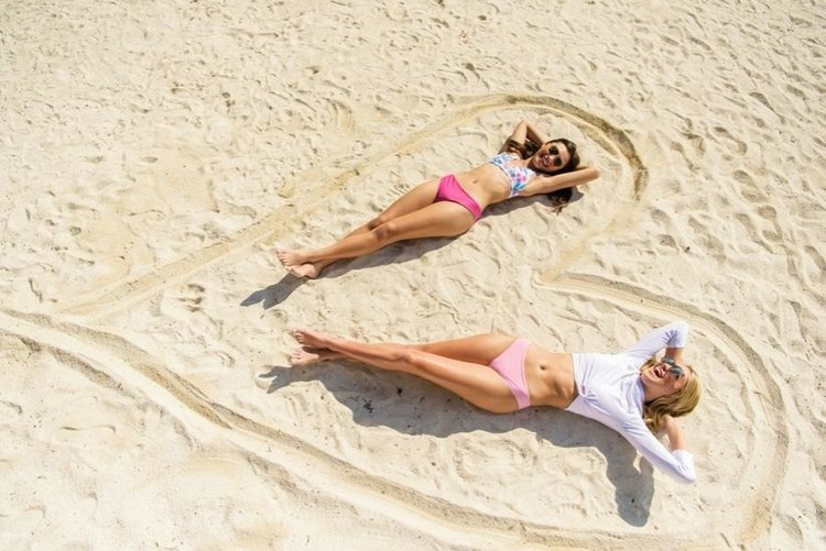 Snapper Rock Snapper Rock Junior White Long Sleeve Wrap Crop Rashguard Top