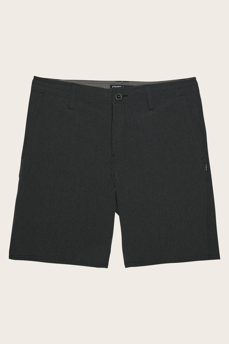 O'Neill O'Neill Mens Reserve Heather 19" Hybrid Shorts Black 31
