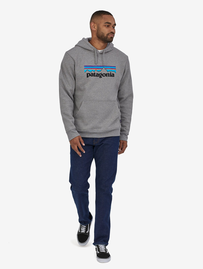 Patagonia P-6 Logo Uprisal Crew Sweatshirt - Blue Bird - Large