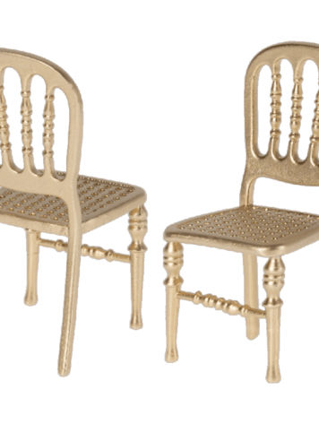 Maileg Maileg Chair, Mouse -GOLD