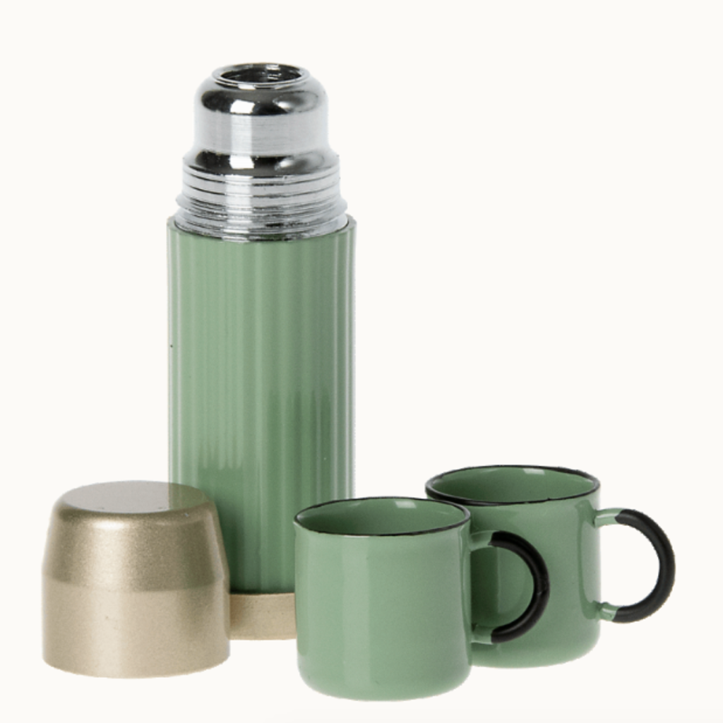 Maileg Maileg Thermos & Cups (Mint)