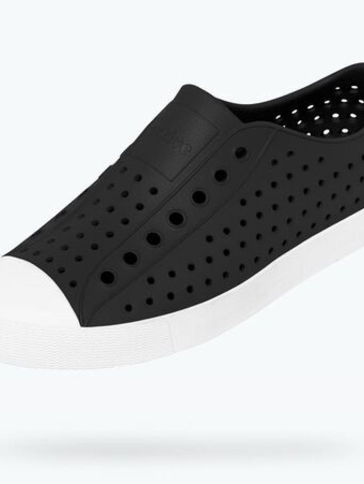 Native Jefferson Block Black Lightweight Washable Slip-On Loafers Bestselling Classic Slip On | Jefferson | Native Shoes™ main image 2
