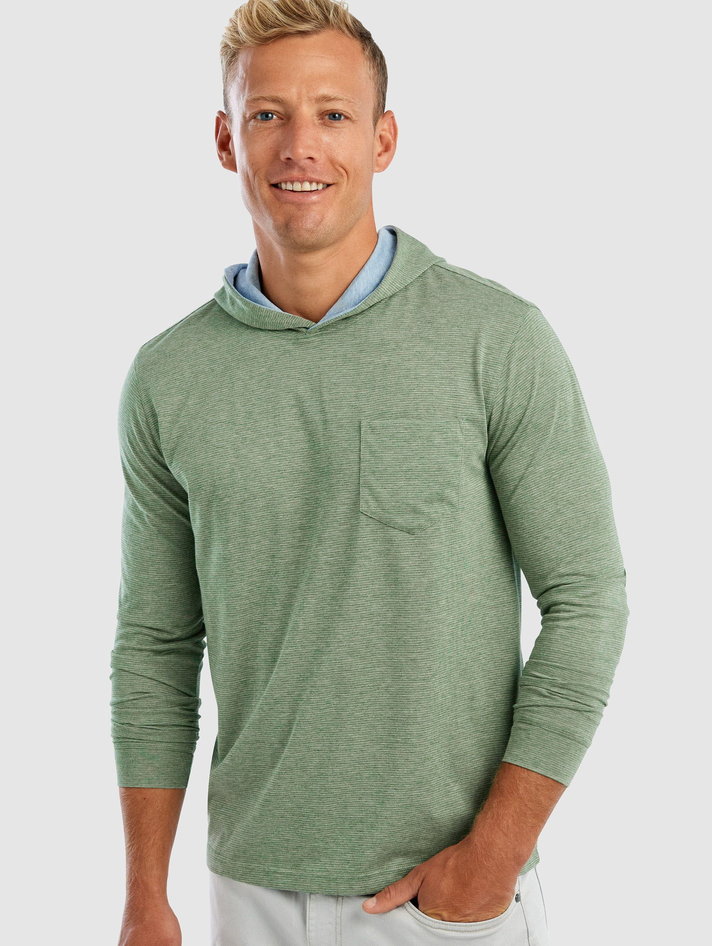 Men's UPF 50 Long Sleeve Pullover Shirt - Flex · johnnie-O