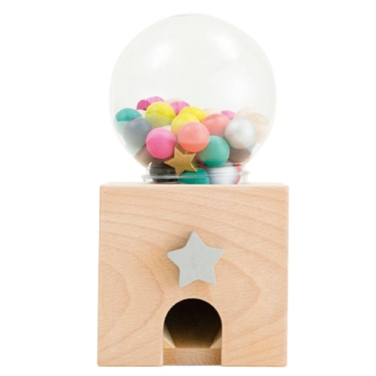 Kiko+ & gg kiko+ & gg Gatcha Wooden Gumball Dispenser