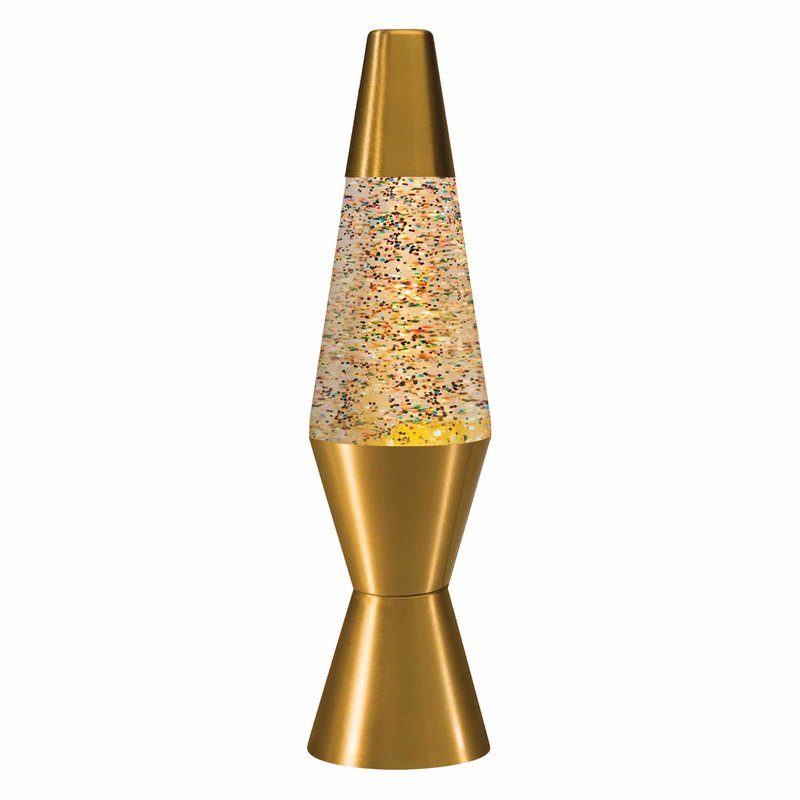Schylling - 11.5” LAVA LAMP RAINBOW GLT/CLR/GD