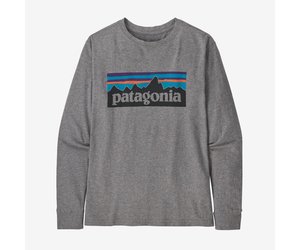 Patagonia Kids Long-Sleeved Regenerative Organic Cotton T-Shirt - Yellow  Turtle