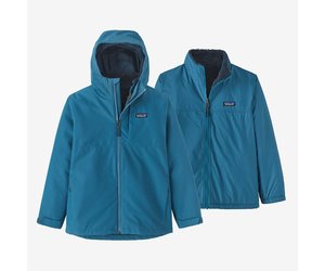 Patagonia Boys 4-in-1 Everyday Jacket - Yellow Turtle