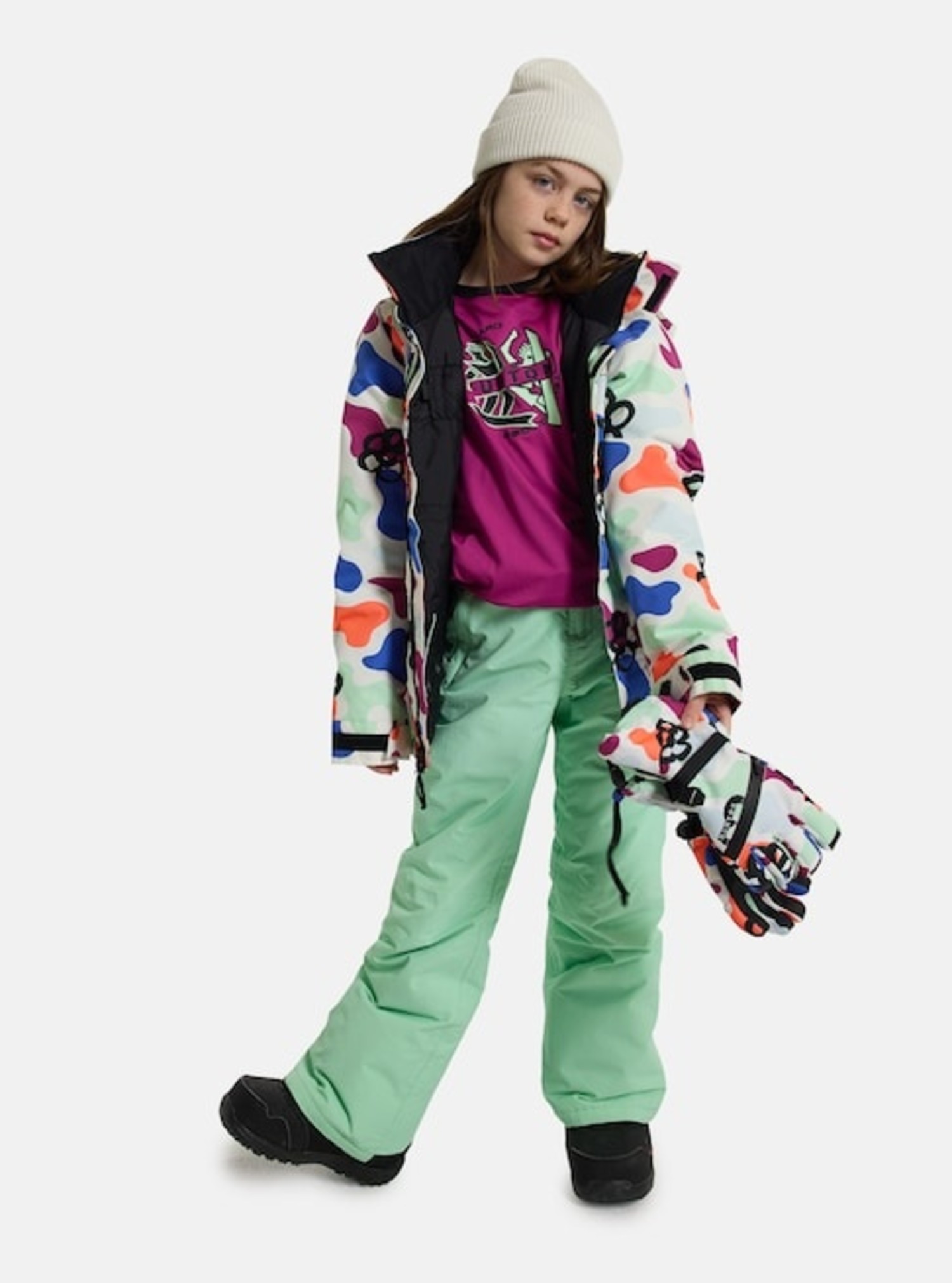 Burton Girls Elodie 2L Jacket - Yellow Turtle