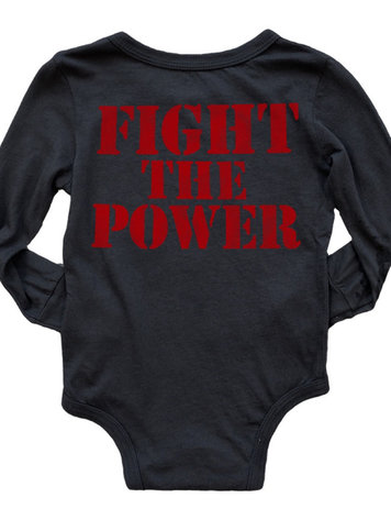 Rowdy Sprout Rowdy Sprout Baby Public Enemy LS Onesie 6-12M
