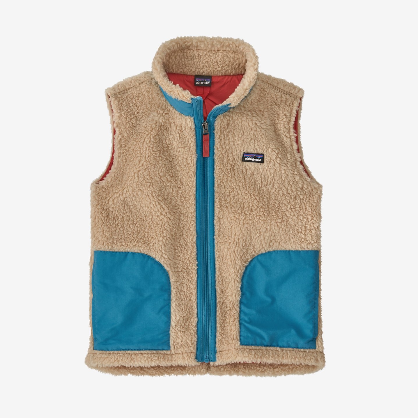 Patagonia Kids RetroX Fleece Vest Yellow Turtle