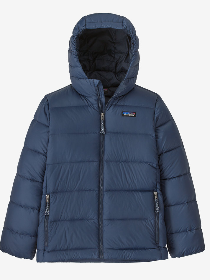 Patagonia Kids Hi-Loft Down Sweater Hoody - Yellow Turtle