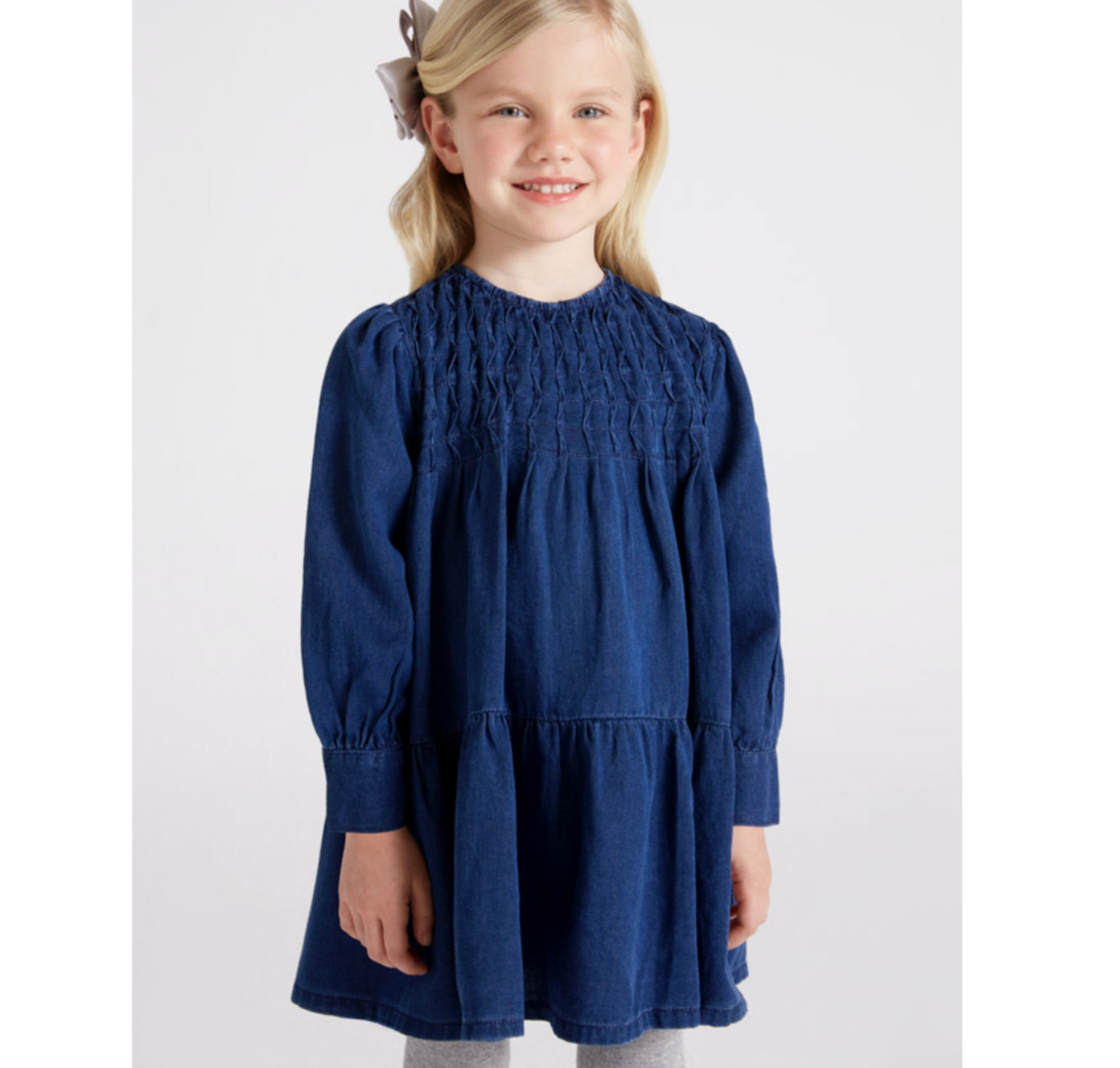 Girls Denim Dresses for Children Jean Clothes Casual Dress Blue Short –  Triple AAA Fashion Collection
