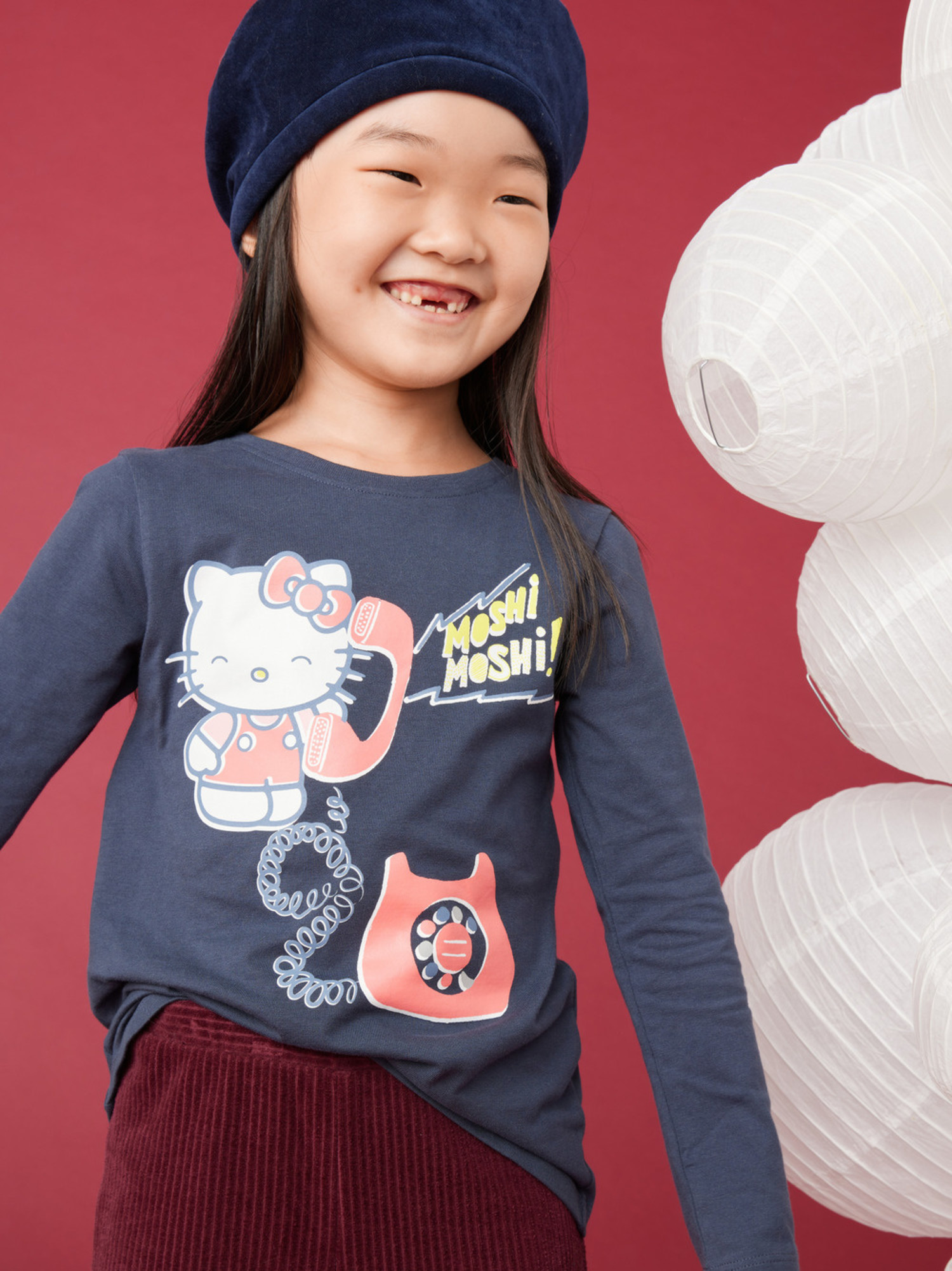 Tea Collection Toddler Hello Kitty® Moshi Graphic Tee - Yellow Turtle