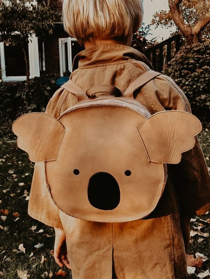 Donsje Travis Travel Backpack - Animal - Yellow Turtle