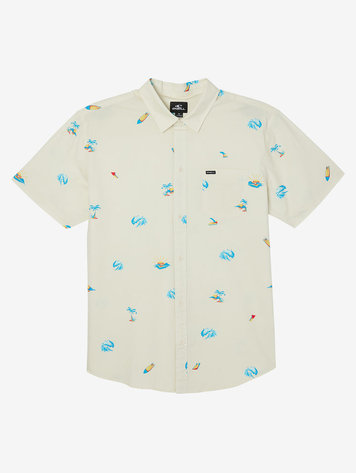 O'Neill O'Neill Boys Quiver Stretch SS Cream XL (18-20)