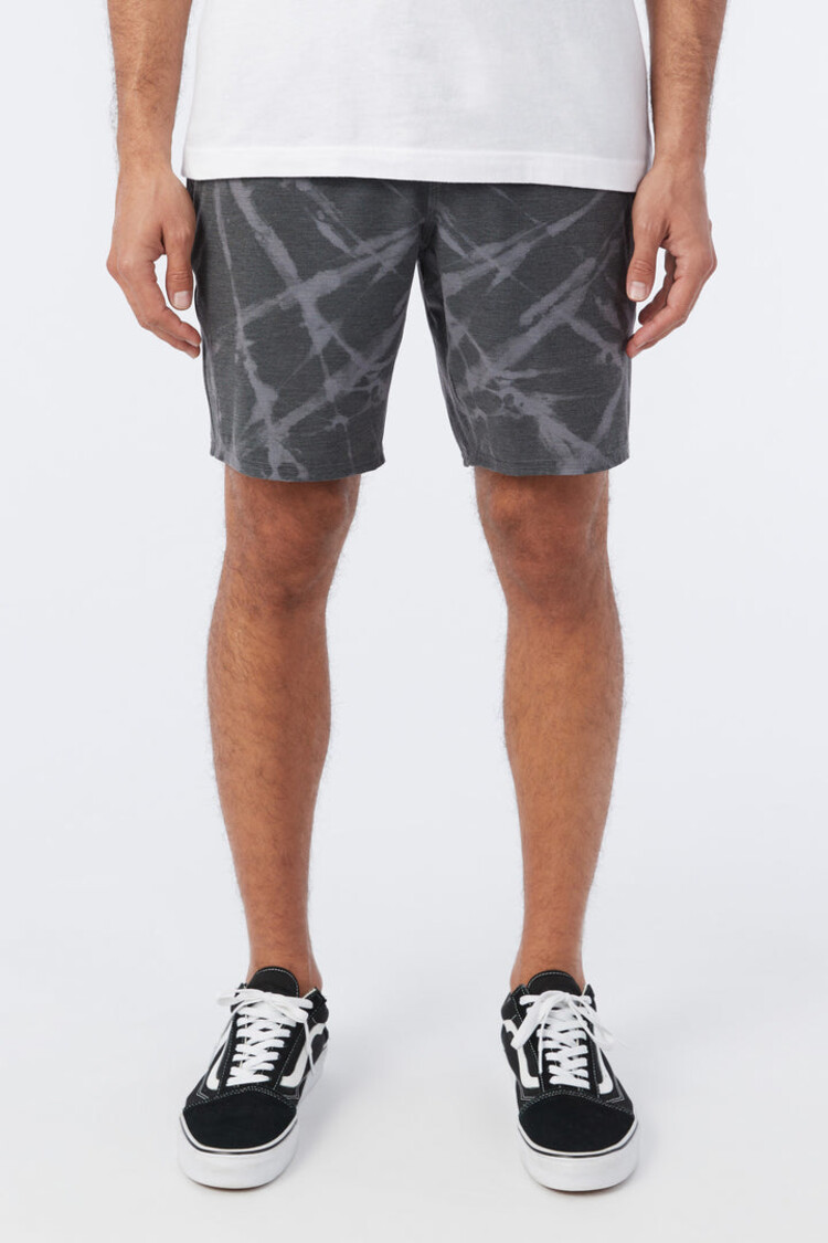 O'Neill O'Neill Mens Stockton Print 18" E-Waist Hybrid Short
