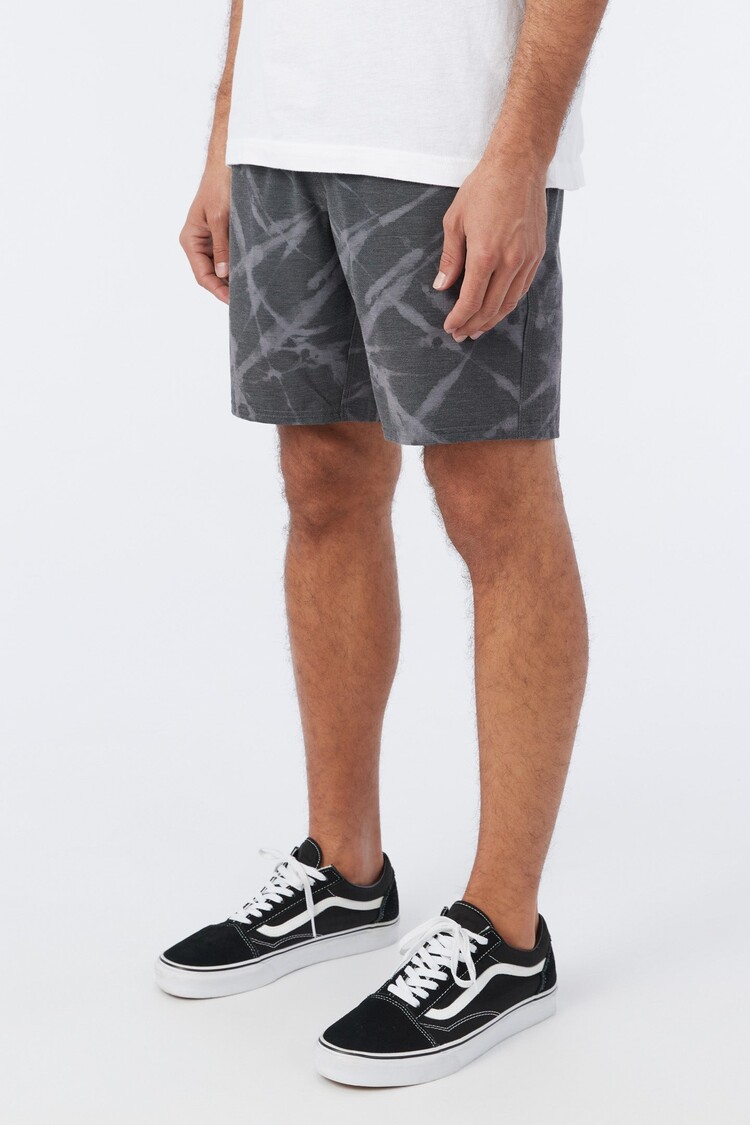 O'Neill O'Neill Mens Stockton Print 18" E-Waist Hybrid Short