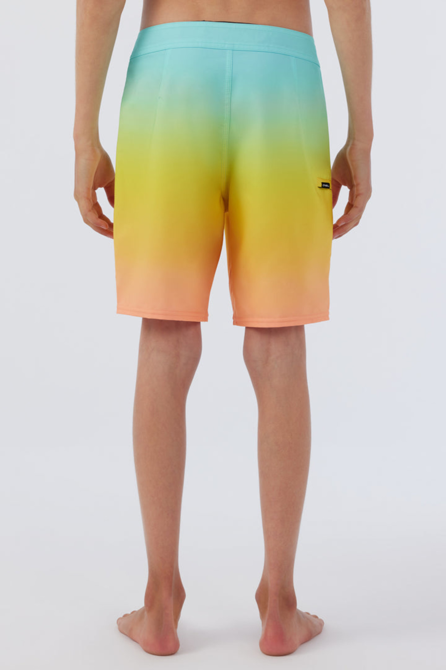 Naohiro  O'Neill Boys Hyperfreak Heat Fade Boardshorts - Yellow Turtle