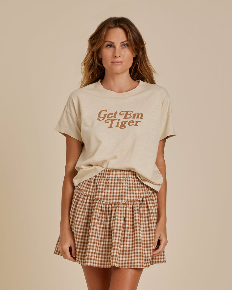 Rylee + Cru Rylee & Cru Womens Boxy Tee - Get 'em Tiger