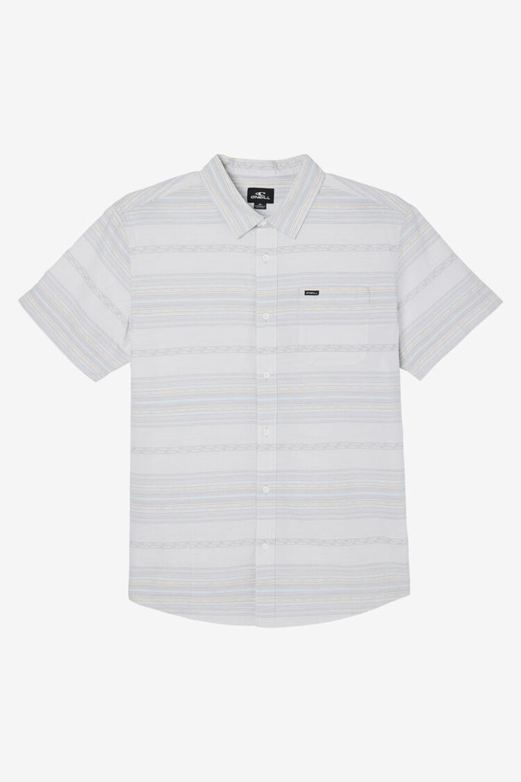 O'Neill O'Neill Mens Seafaring Stripe Standard Button Down - WHT S