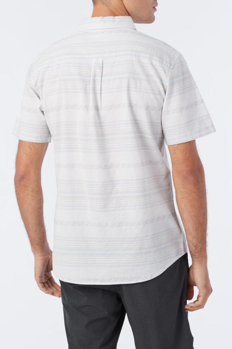 O'Neill O'Neill Mens Seafaring Stripe Standard Button Down - WHT S