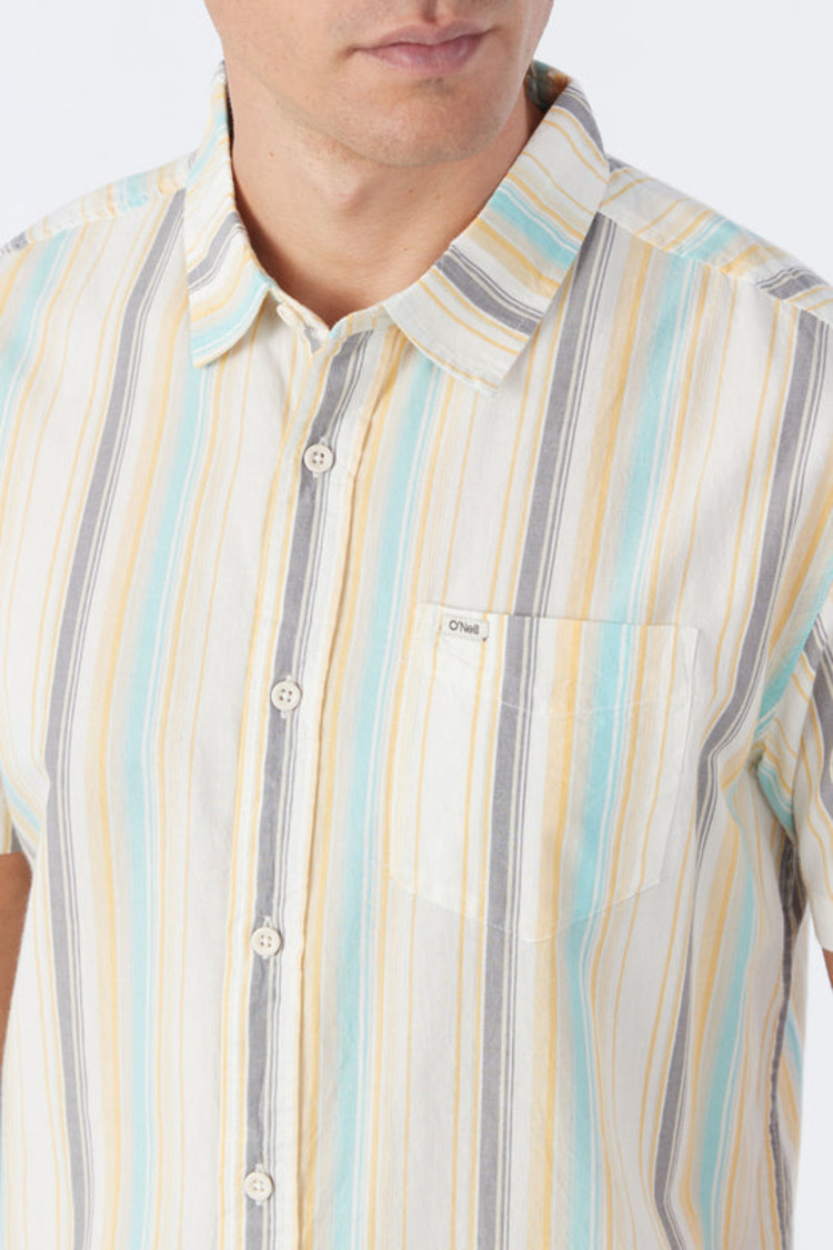 O'Neill O'Neill Mens OG ECO Stripe Button Down Modern - CRM