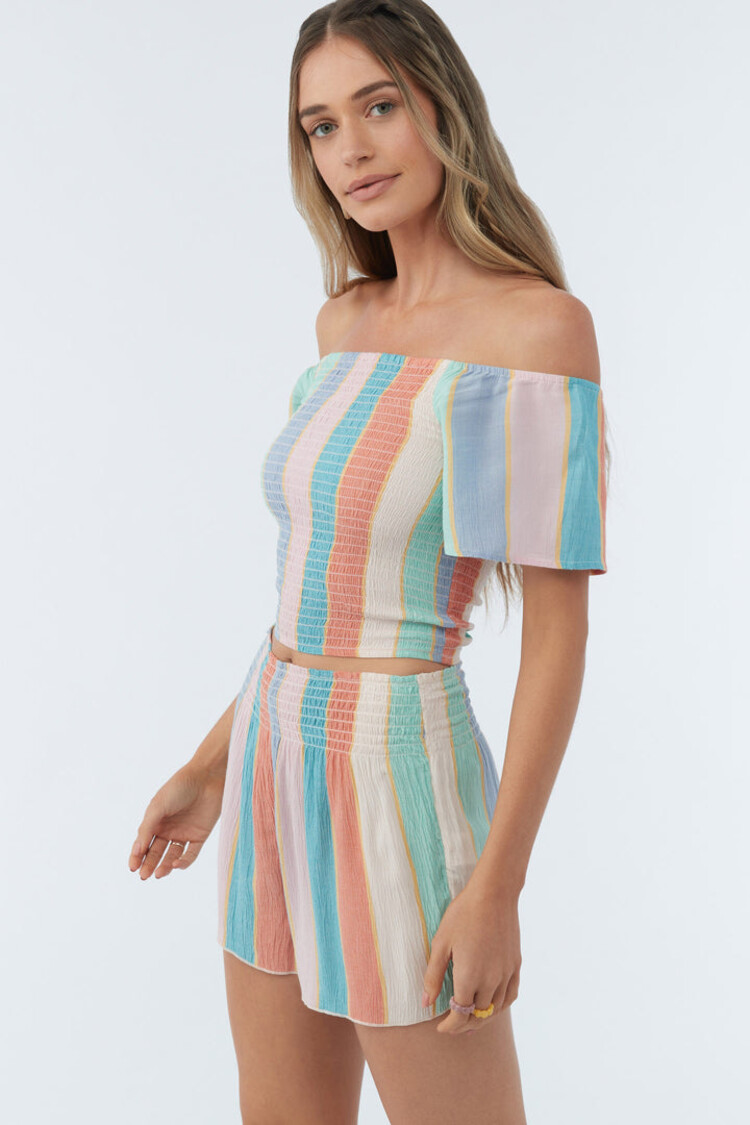 O'Neill O'Neill Womens Cove Stripe Shorts - MUL L