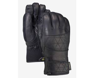 Burton Womens Gondy GORE TEX Leather Gloves Yellow Turtle