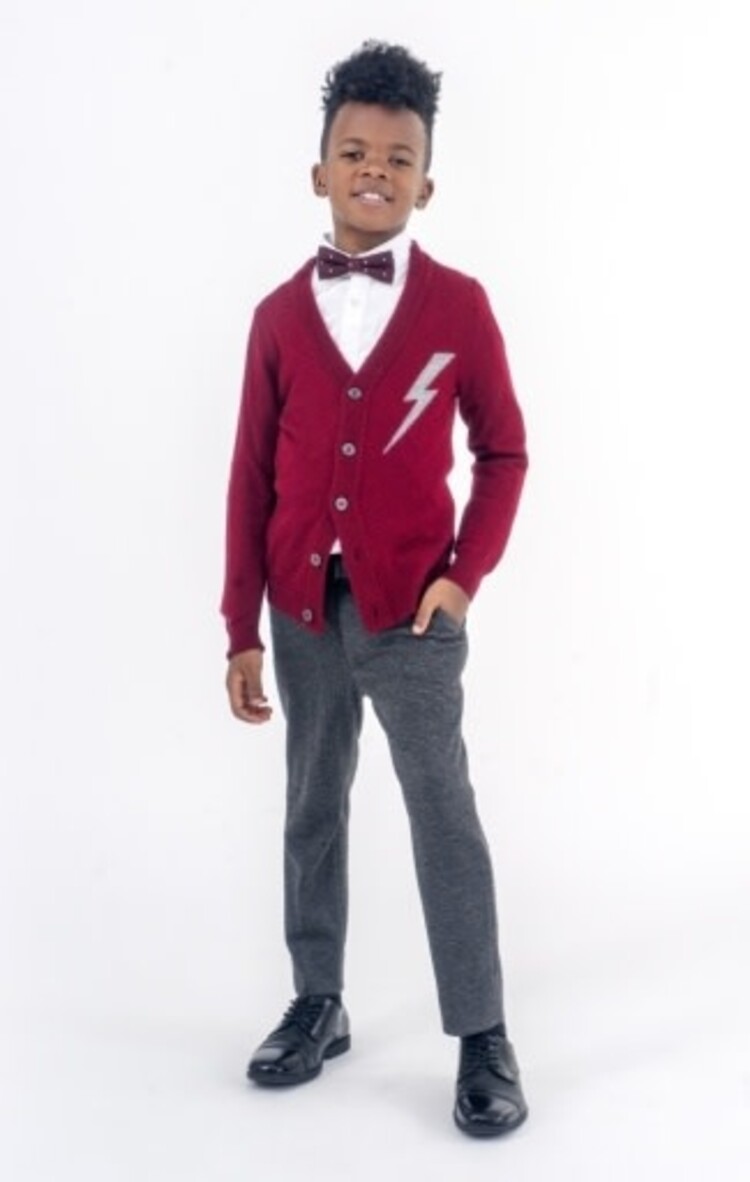 Appaman Appaman Kids Bow Tie - BURGUNDY DOTS - 1SIZE