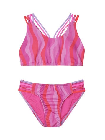 Girl's 2-7 Paradisiac Island Bralette Two Piece Bikini Set