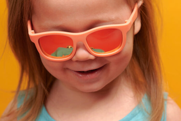 Babiators Babiators Polarized Navigator: Perfectly Papaya - Peach Mirrored Lens