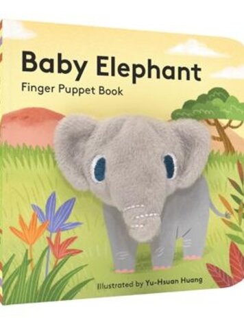 Chronicle Books Finger Puppet Book - BABY ELEPHANT