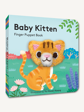Chronicle Books Finger Puppet Book - BABY KITTEN