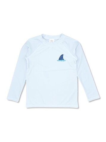 Feather 4 Arrow F4A - Baby Fin LS Rash Top - WHT