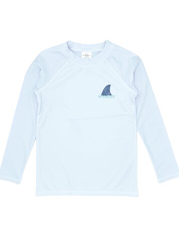 Feather 4 Arrow F4A - Kids Fin LS Rash Top - WHT