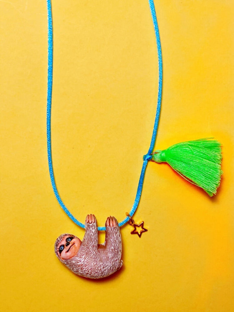 Gunner & Lux Gunner & Lux - Sleepy Sloth Necklace