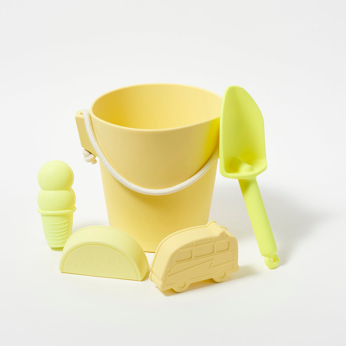 Sunnylife Bucket and Spade Set CITRUS Yellow Turtle