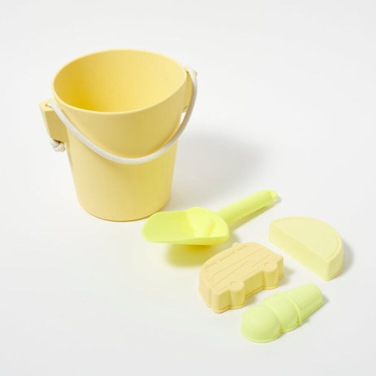 Sunnylife Bucket and Spade Set CITRUS Yellow Turtle