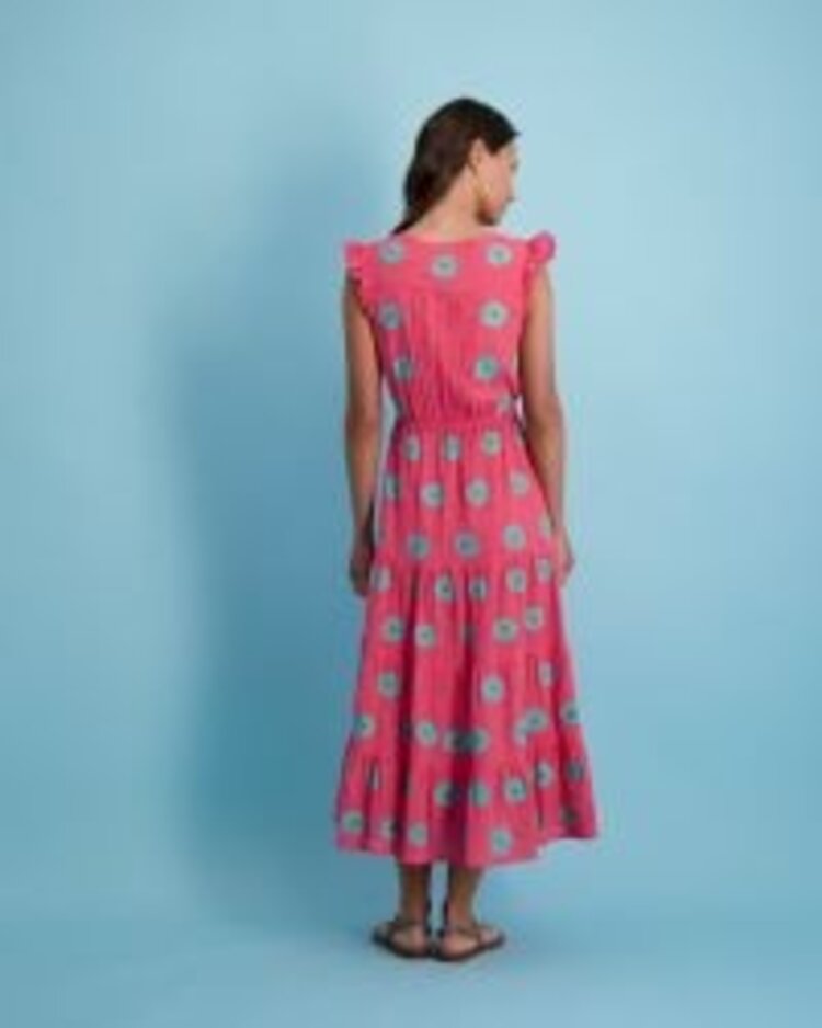 Mer St. Barth Mer St. Barth Womens Giselle Maxi Embroidery Dress