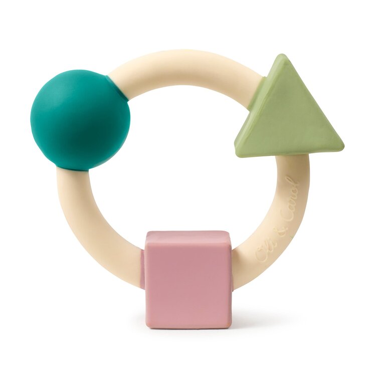 Oli & Carol Oli & Carol Bauhaus Teething Ring - PASTEL