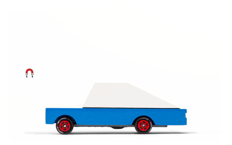 Candylab Toys Candylab Toys Blue Racer #8 Candycar
