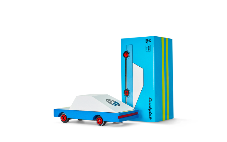 Candylab Toys Candylab Toys Blue Racer #8 Candycar