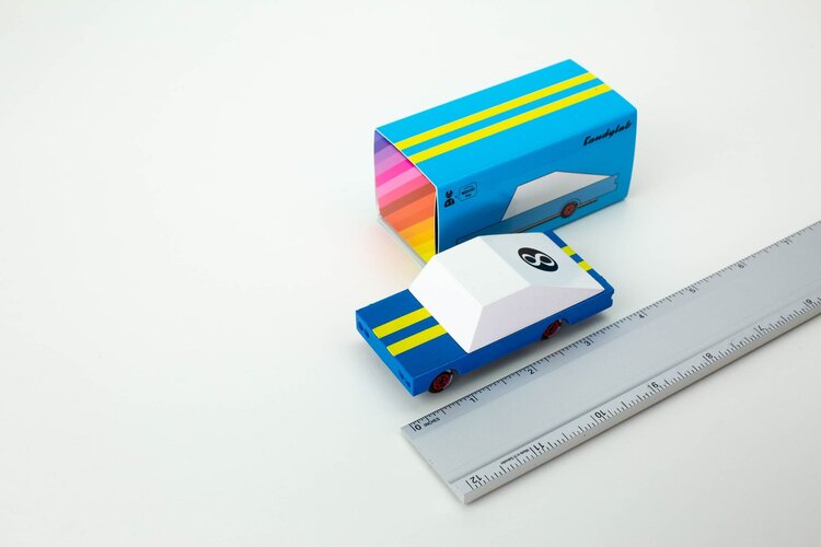 Candylab Toys Candylab Toys Blue Racer #8 Candycar