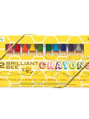 Ooly Ooly Brilliant Bee Crayons (Set of 12)