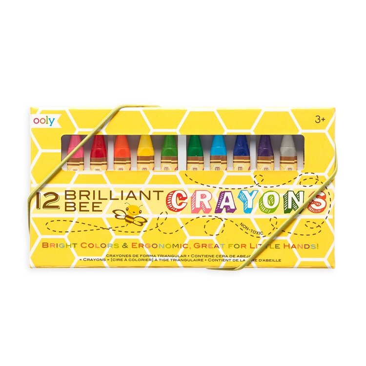 Ooly Ooly Brilliant Bee Crayons - Set Of 12