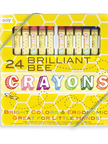 Ooly Ooly Brilliant Bee Crayons (Set of 24)
