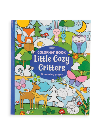Ooly Ooly Color-In' Book -  COZY CRITTERS