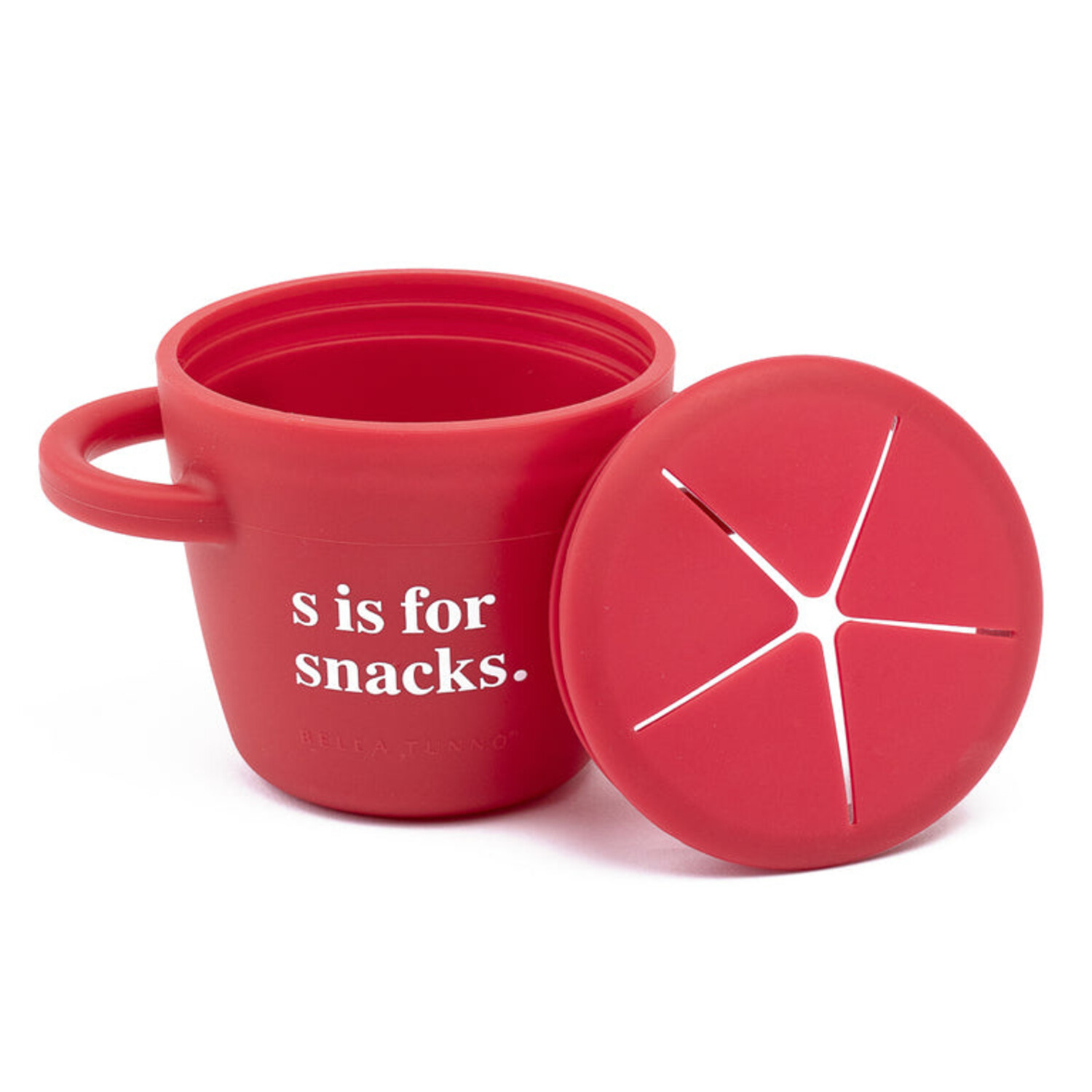BELLA TUNNO Happy Snacker Spill Proof Snack Cups for Toddlers and